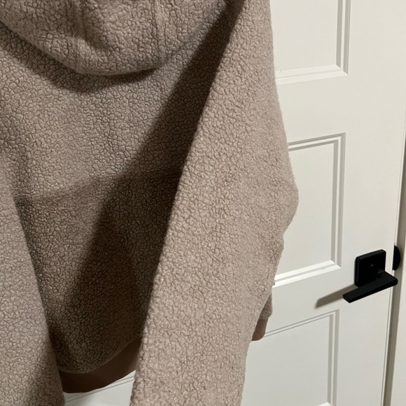 Outdoor Voices Womens Sweater Mega Fleece 1/2 Zip Hoodie Wool Blend - Picture 4 of 6